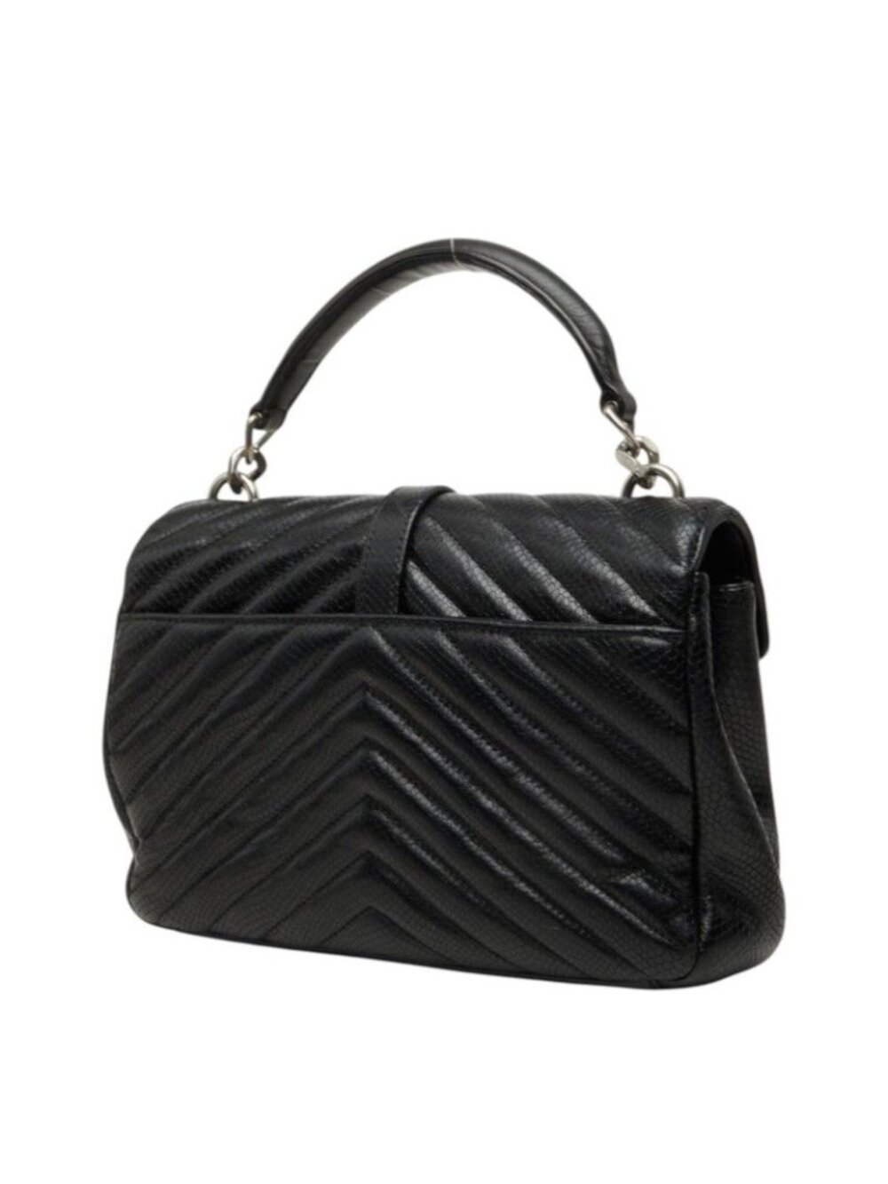 Saint Laurent Matelasse Chevron Quilted Carre Medium Collage Cassandra - Picture 2 of 10